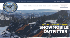 Desktop Screenshot of glaciersnowmobile.com