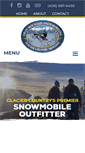 Mobile Screenshot of glaciersnowmobile.com